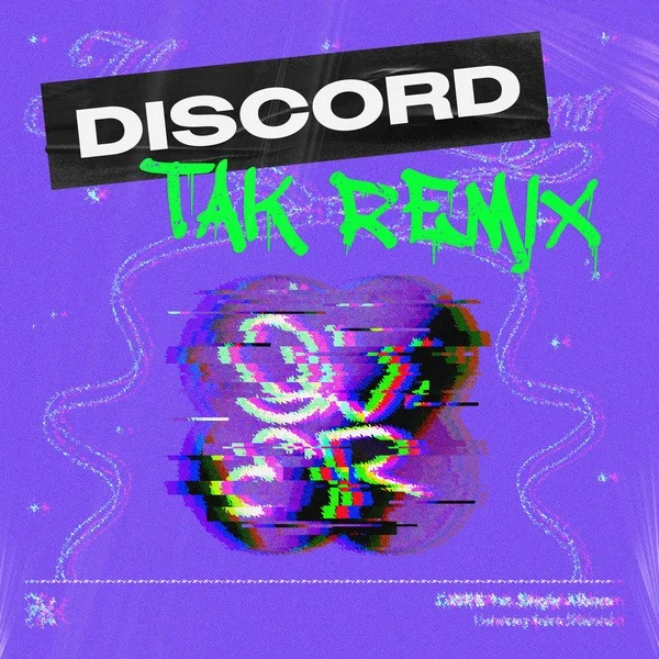 QWER 「Discord (TAK Remix)」 앨범 표지